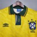 Brazil 91/93 Home Yellow Soccer Jersey